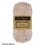 Scheepjes Cahlista Cotton yarn antique mauve