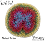 Rhubarb Bumble Scheepjes Whirl  cotton acrylic fingering yarn