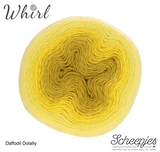 Scheepjes Whirl Ombre Daffodil Dolally cotton acrylic fingering yarn 