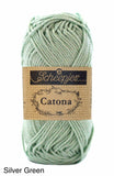 Scheepjes Catona mercerized cotton Silver green