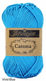 Scheepjes Catona mercerized cotton vivid blue