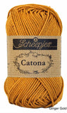 ginger gold Scheepjes Catona cotton