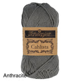 Scheepjes Cahlista Cotton yarn anthracite