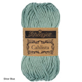 Scheepjes Cahlista Cotton yarn silver blue
