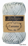 Catona Scheepjes Mercerized Cotton Light Silver