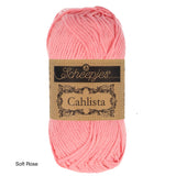 Scheepjes Cahlista Cotton yarn soft rose
