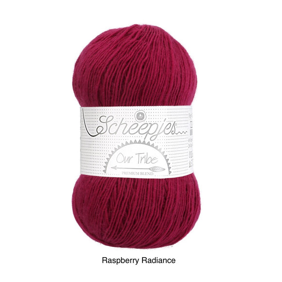 raspberry radiance our tribe wool