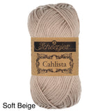 Scheepjes Cahlista Cotton yarn soft beige