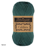 Scheepjes Cahlista Cotton yarn spruce