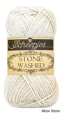 scheepjes stone washed moon stone cotton acrylic yarn