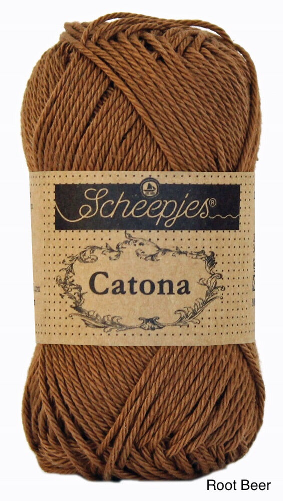 Catona 25g Root Beer 100% Cotton yarn