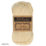 Scheepjes Cahlista Cotton yarn english tea