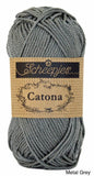 Catona Scheepjes Mercerized Cotton metal grey