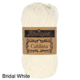 Scheepjes Cahlista Cotton yarn bridal white
