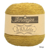 Scheepjes Whirlette cotton acrylic yarn mango