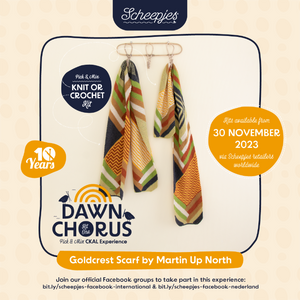 Scheepjes CKAL 2024 - Goldcrest Scarf Kit