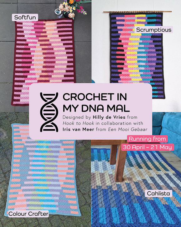 Crochet in My DNA - Colour Crafter  Pastel Version