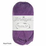 Bamboo Soft Scheepjes Cotton Bamboo blend in royal purple
