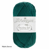 Bamboo Soft Scheepjes Cotton Bamboo blend in mighty spruce