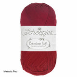 Bamboo Soft Scheepjes Cotton Bamboo blend in majestic red