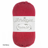 Bamboo Soft Scheepjes Cotton Bamboo blend in hot berry