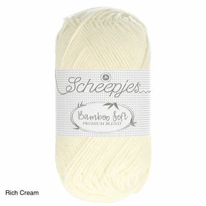 Bamboo Soft Scheepjes Cotton Bamboo blend in Rich Cream