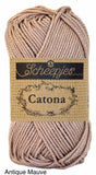 Scheepjes Catona mercerized cotton antique mauve