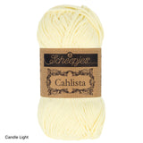 Scheepjes Cahlista Cotton yarn candle light