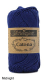 Scheepjes Catona mercerized cotton midnight