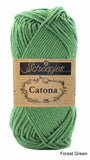Catona 10g Mercerized Cotton forest green