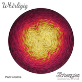 Whirligig plum to ochre