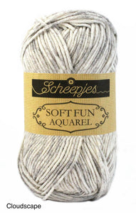 Scheepjes Softfun Aquarel Cotton Acrylic Yarn Riverscape