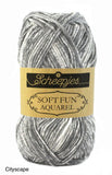 Scheepjes Softfun Aquarel Cotton Acrylic Yarn Cityscape