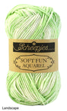 Scheepjes Softfun Aquarel Cotton Acrylic Yarn Landscape