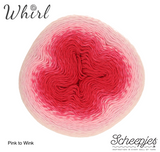 Scheepjes Whirl Ombre Pink to Wink cotton acrylic fingering yarn