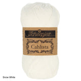 Scheepjes Cahlista Cotton yarn snow white