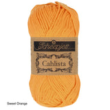 Scheepjes Cahlista Cotton yarn sweet orange