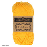 Scheepjes Cahlista Cotton yarn yellow gold