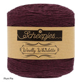 Scheepjes woolly whirlette plum pie
