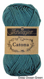 Scheepjes Catona mercerized cotton deep ocean green