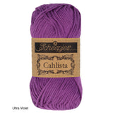 Scheepjes Cahlista Cotton yarn ultra violet