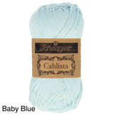 Scheepjes Cahlista Cotton yarn baby blue