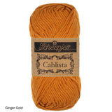 Scheepjes Cahlista Cotton yarn Ginger Gold