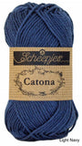 light navy Scheepjes Catona cotton