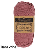 Scheepjes Cahlista Cotton yarn rose wine