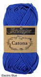 Scheepjes Catona mercerized cotton electric blue