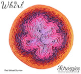 scheepjes whirl red velvet sunrise