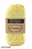 Scheepjes Catona mercerized cotton lemonade