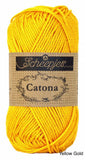 yellow gold Scheepjes Catona cotton