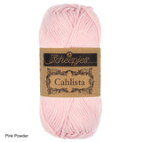 Scheepjes Cahlista Cotton yarn pink powder